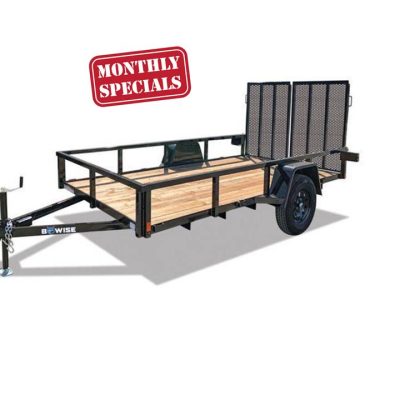 2022 Bwise  Tube Top 6×10 (UT610) Single Axle Stock # 2513,2514,2515,2516,2518