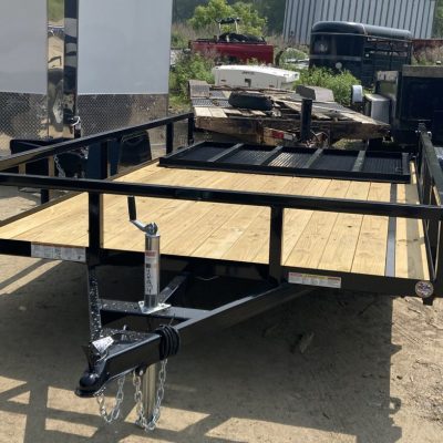 2025  Sure-Trac 7×20 Tandem Axle Tube Top Trailer Stock # 2871 STUTT8220-B-100