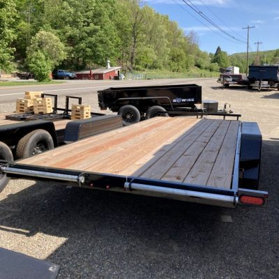 2023 BWise EH18-10ELE Equipment Trailer Low Profile Stock # 2728