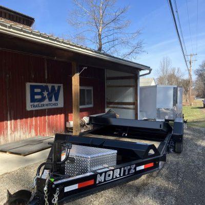 2024 Moritz Equipment Trailer ELBH GT-20 SERIES Low Profile Gravity Tilt 14K Stock # 2784 Black