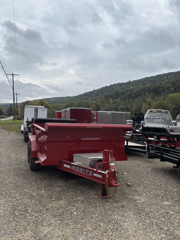 2025 Moritz International Dump Trailer (RED)  6'10 x 10 (DLB610-10) 12K Stock #: 2903