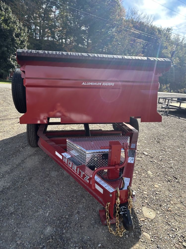 2025 Moritz International Dump Trailer (RED)  6'10 x 10 (DLB610-10) 12K Stock #: 2903 - Image 7