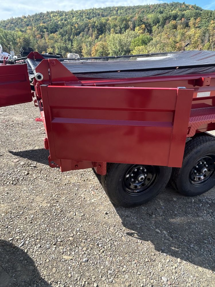 2025 Moritz International Dump Trailer (RED)  6'10 x 10 (DLB610-10) 12K Stock #: 2903 - Image 10