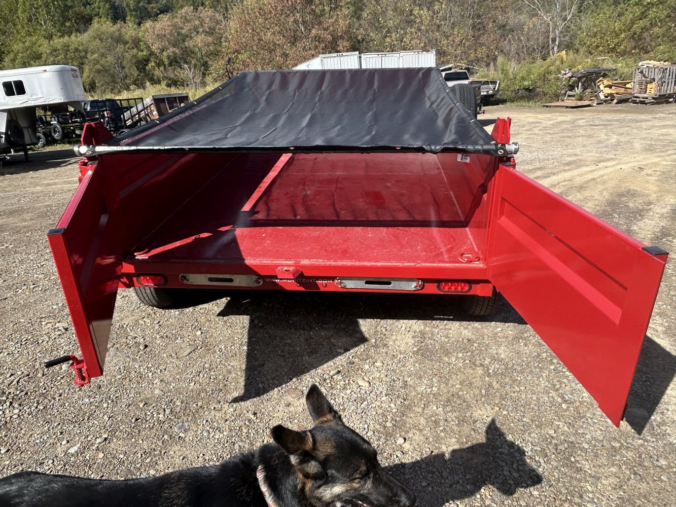 2025 Moritz International Dump Trailer (RED)  6'10 x 10 (DLB610-10) 12K Stock #: 2903 - Image 8