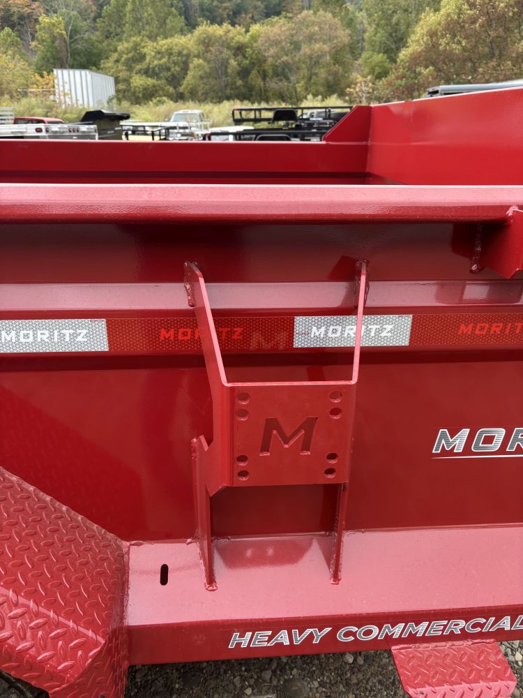 2025 Moritz International Dump Trailer (RED)  6'10 x 10 (DLB610-10) 12K Stock #: 2903 - Image 5