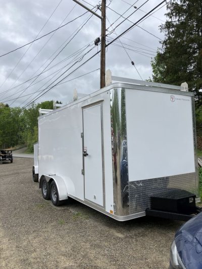 2025 Cross Trailers 716TA-Alpha w/ Ramp  Door  Stock #:2878 Extra 12" Height - Image 6