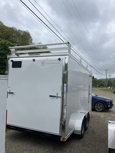 2025 Cross Trailers 716TA-Alpha w/ Ramp  Door  Stock #:2878 Extra 12" Height