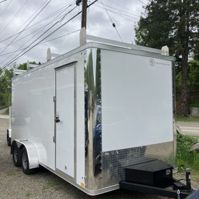 2025 Cross Trailers 716TA-Alpha w/ Ramp Door Extra 12″ Height Stock #2878 (Copy)