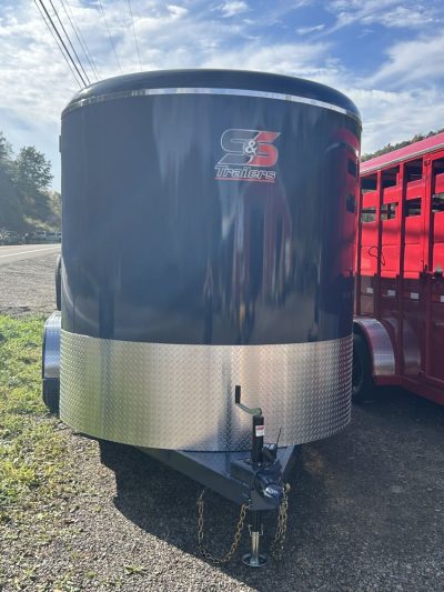 2026 S & S Bumper Pull 16' Livestock (Blue)  Trailer 7' (xtra hgt) Tall  Stock #: 2923  12K - Image 4