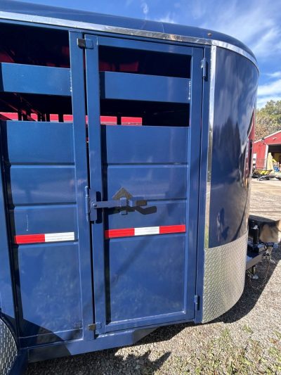 2026 S & S Bumper Pull 16' Livestock (Blue)  Trailer 7' (xtra hgt) Tall  Stock #: 2923  12K - Image 8