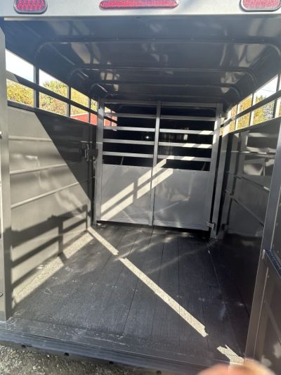 2026 S & S Bumper Pull 14' Livestock (Gray)  Trailer 6'6" Tall  Stock #: 2921  7K - Image 4
