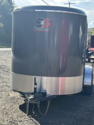 2026 S & S Bumper Pull 14' Livestock (Gray)  Trailer 6'6" Tall  Stock #: 2921  7K - Image 2