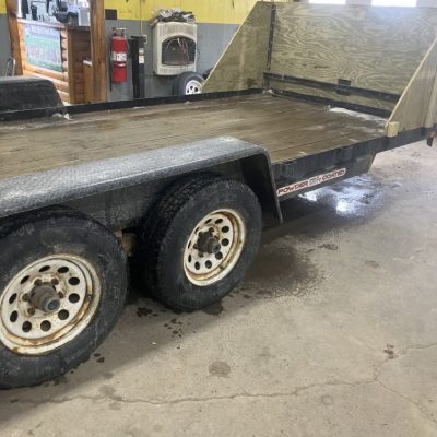 USED 2016 Liberty Steel Wood Deck Car Trailer 7K Stock #: 2938