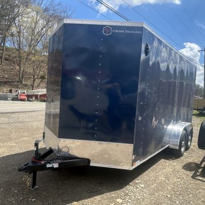 2026 Cross Trailers 7×16 Beta Tandem Arrow Wedge Stock #: 2961 Ramp Door Extra 6″ Height Stock #2846 (Copy)