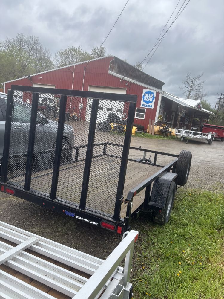 Used 2022 Sure-Trac 6x10 SA Tube Top Trailer Stock # 2964 STUTT7210-BP-030 - Image 4