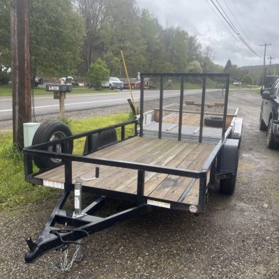 Used 2022 Sure-Trac 6×10 SA Tube Top Trailer Stock # 2964 STUTT7210-BP-030