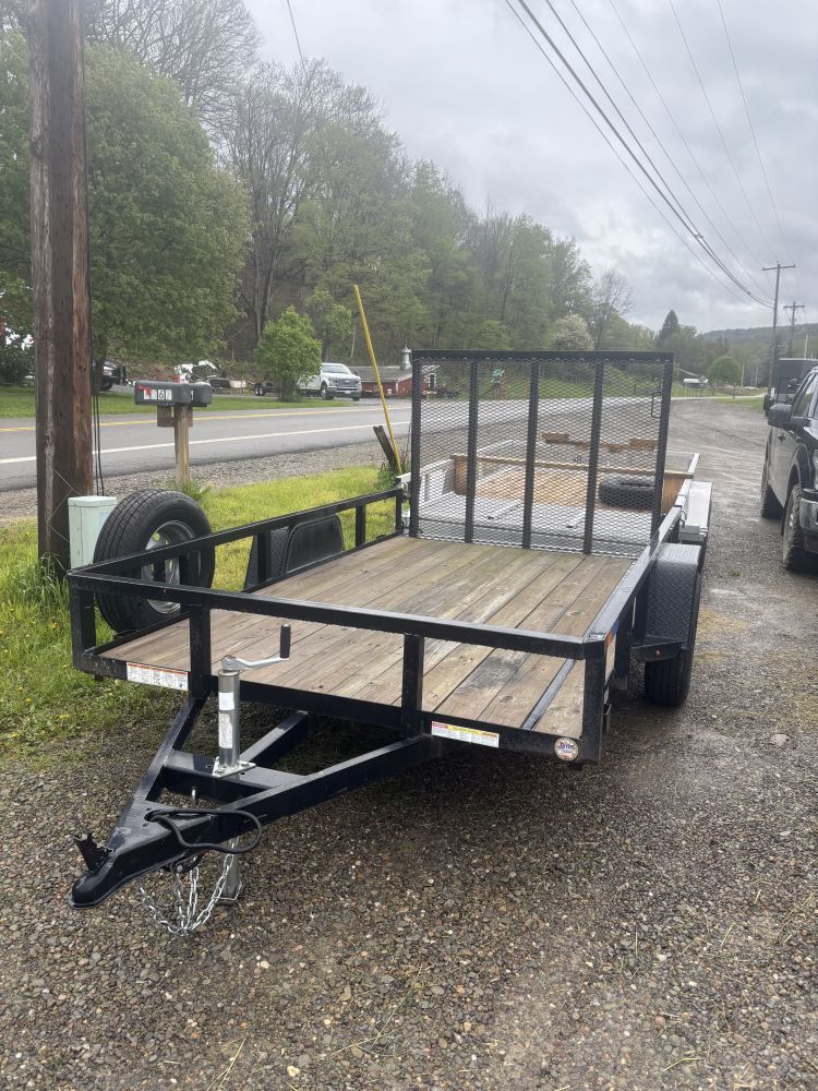 Used 2022 Sure-Trac 6x10 SA Tube Top Trailer Stock # 2964 STUTT7210-BP-030
