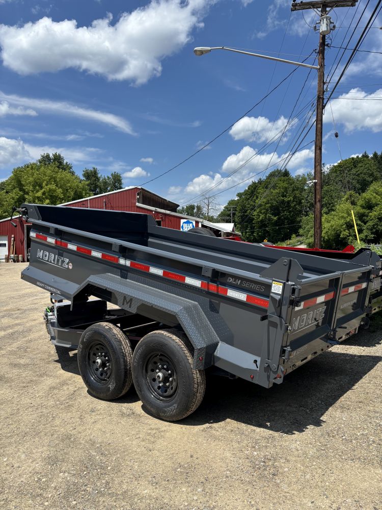 2026 Moritz International Dump Trailer 6'10 x 12 Gray (DLB610-12) 14K Stock #: 2977 - Image 8