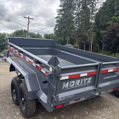 2026 Moritz International Dump Trailer 6’10 x 12 Gray (DLB610-12) 14K Stock #: 2977